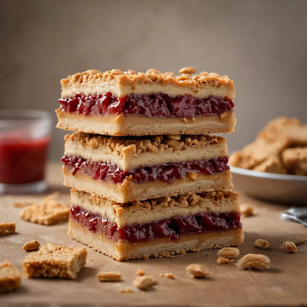 Peanut Butter And Jelly Bars Graham Crackers