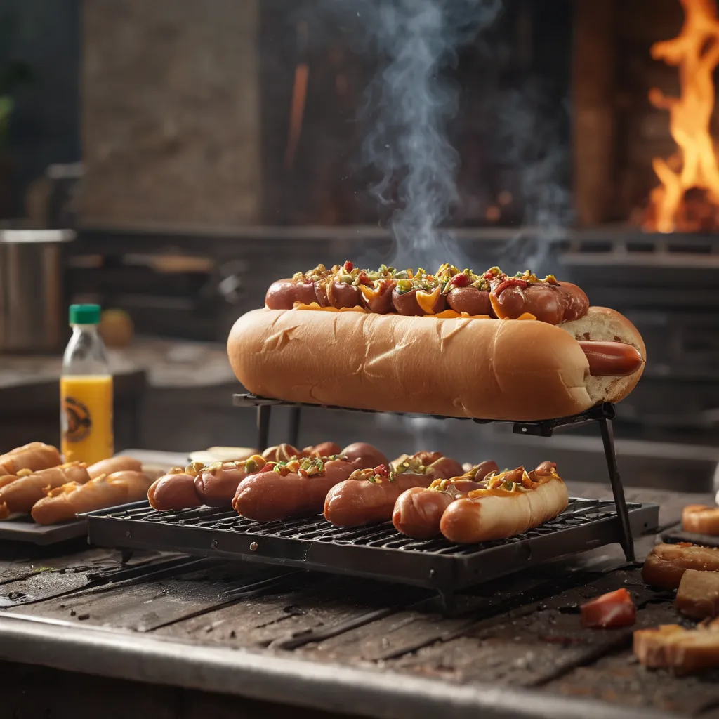 Rome Cast Iron Original Dog & Brat Cooker At